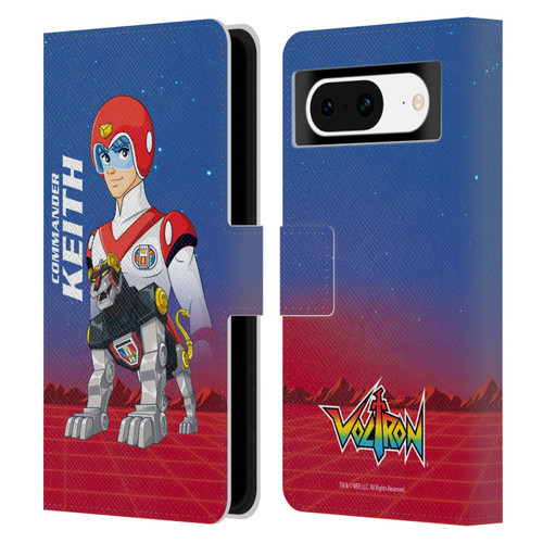 Voltron Character Art Commander Keith Leather Book Wallet Case Cover For Google Pixel 8