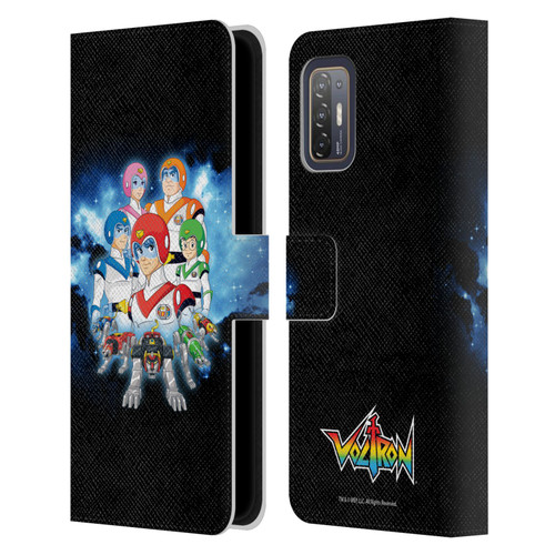Voltron Character Art Group Leather Book Wallet Case Cover For HTC Desire 21 Pro 5G