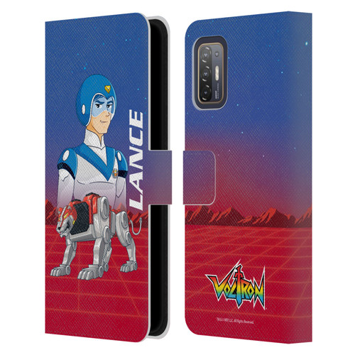 Voltron Character Art Lance Leather Book Wallet Case Cover For HTC Desire 21 Pro 5G