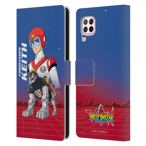 Voltron Character Art Commander Keith Leather Book Wallet Case Cover For Huawei Nova 6 SE / P40 Lite