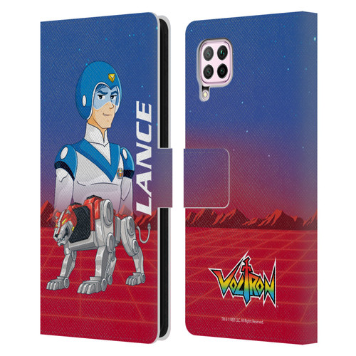 Voltron Character Art Lance Leather Book Wallet Case Cover For Huawei Nova 6 SE / P40 Lite