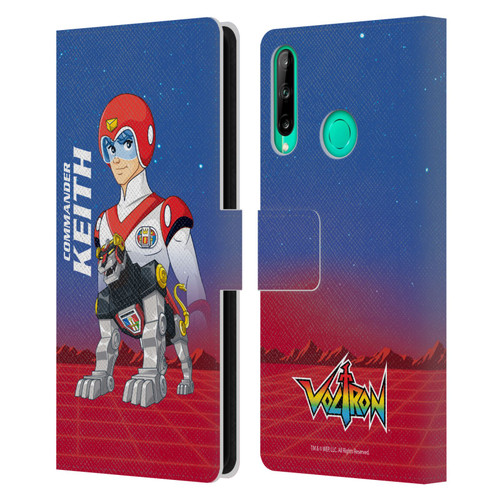 Voltron Character Art Commander Keith Leather Book Wallet Case Cover For Huawei P40 lite E