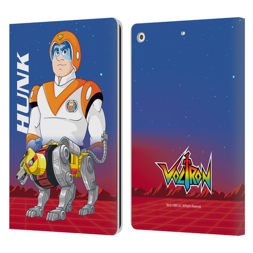 Voltron Character Art Hunk Leather Book Wallet Case Cover For Apple iPad 10.2 2019/2020/2021