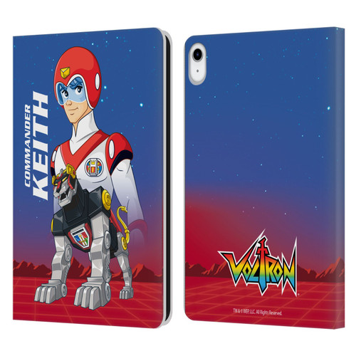 Voltron Character Art Commander Keith Leather Book Wallet Case Cover For Apple iPad 10.9 (2022)