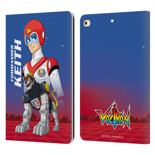 Voltron Character Art Commander Keith Leather Book Wallet Case Cover For Apple iPad 9.7 2017 / iPad 9.7 2018