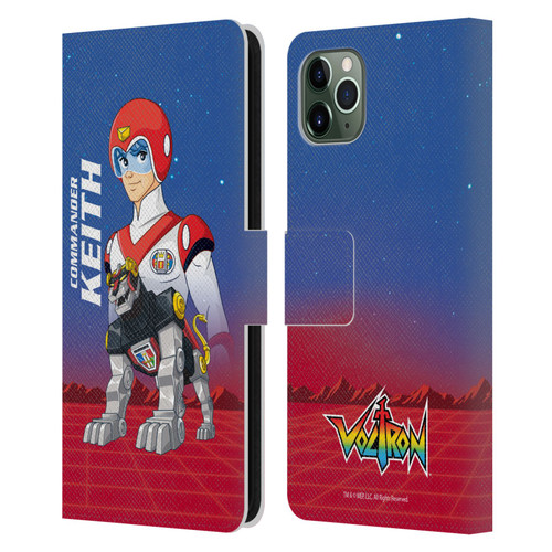 Voltron Character Art Commander Keith Leather Book Wallet Case Cover For Apple iPhone 11 Pro Max