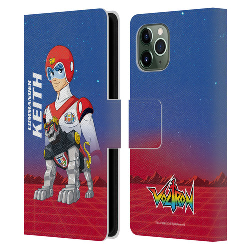 Voltron Character Art Commander Keith Leather Book Wallet Case Cover For Apple iPhone 11 Pro