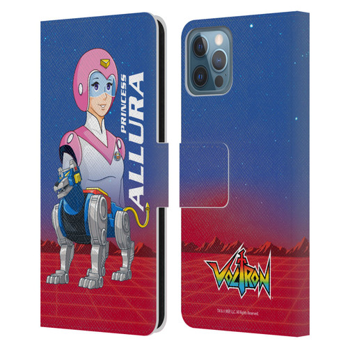 Voltron Character Art Princess Allura Leather Book Wallet Case Cover For Apple iPhone 12 / iPhone 12 Pro
