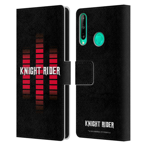 Knight Rider Core Graphics Control Panel Logo Leather Book Wallet Case Cover For Huawei P40 lite E