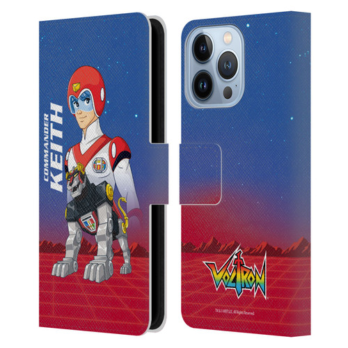 Voltron Character Art Commander Keith Leather Book Wallet Case Cover For Apple iPhone 13 Pro