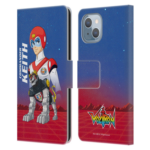 Voltron Character Art Commander Keith Leather Book Wallet Case Cover For Apple iPhone 14
