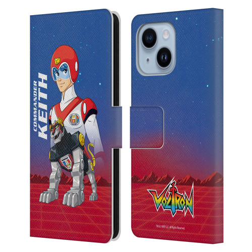 Voltron Character Art Commander Keith Leather Book Wallet Case Cover For Apple iPhone 14 Plus