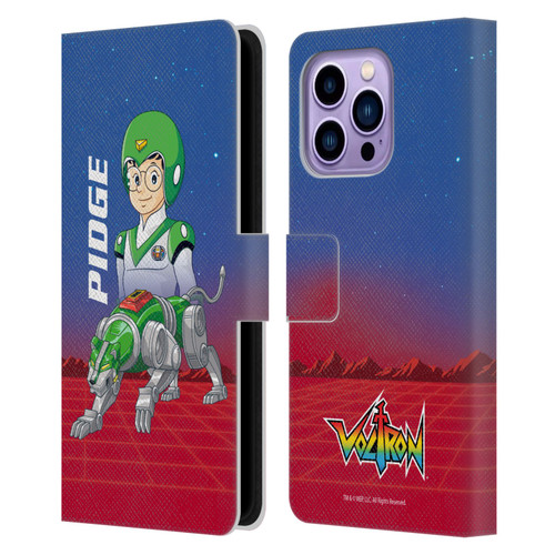 Voltron Character Art Pidge Leather Book Wallet Case Cover For Apple iPhone 14 Pro Max