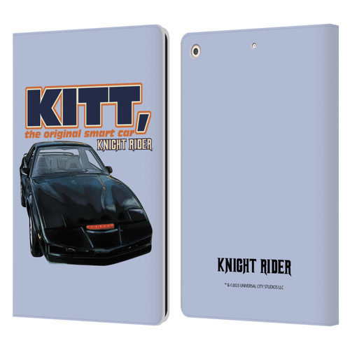 Knight Rider Core Graphics Kitt Smart Car Leather Book Wallet Case Cover For Apple iPad 10.2 2019/2020/2021