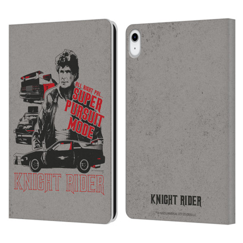 Knight Rider Core Graphics Super Pursuit Mode Leather Book Wallet Case Cover For Apple iPad 10.9 (2022)
