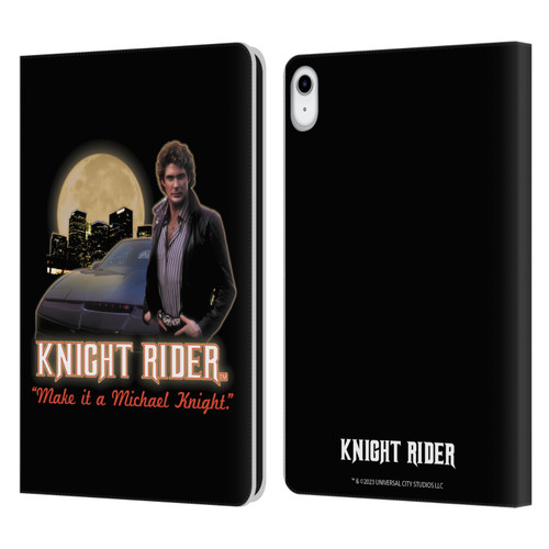 Knight Rider Core Graphics Poster Leather Book Wallet Case Cover For Apple iPad 10.9 (2022)