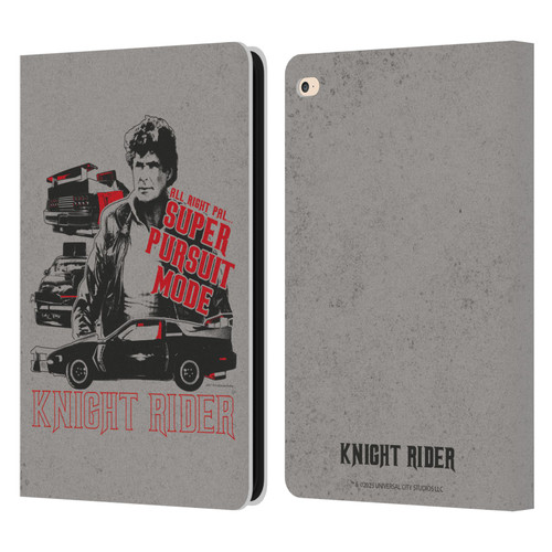 Knight Rider Core Graphics Super Pursuit Mode Leather Book Wallet Case Cover For Apple iPad Air 2 (2014)