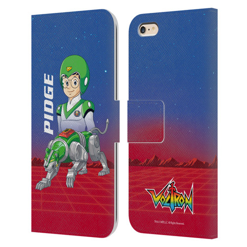 Voltron Character Art Pidge Leather Book Wallet Case Cover For Apple iPhone 6 Plus / iPhone 6s Plus