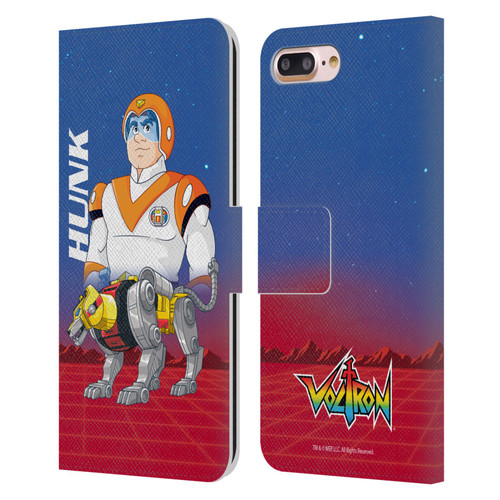Voltron Character Art Hunk Leather Book Wallet Case Cover For Apple iPhone 7 Plus / iPhone 8 Plus