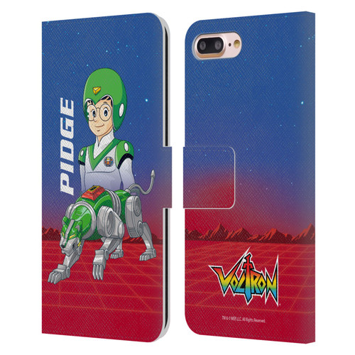 Voltron Character Art Pidge Leather Book Wallet Case Cover For Apple iPhone 7 Plus / iPhone 8 Plus