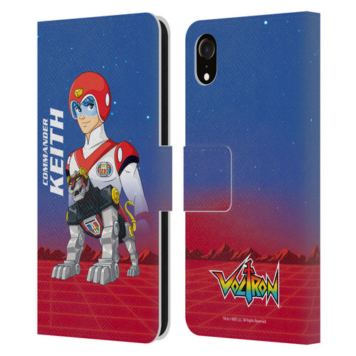 Voltron Character Art Commander Keith Leather Book Wallet Case Cover For Apple iPhone XR