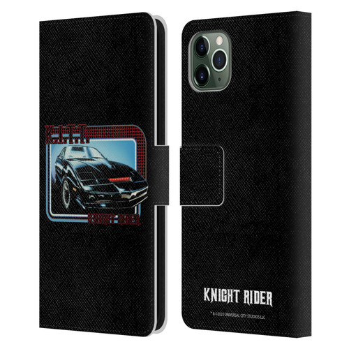 Knight Rider Core Graphics Kitt Car Leather Book Wallet Case Cover For Apple iPhone 11 Pro Max