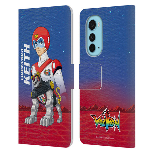 Voltron Character Art Commander Keith Leather Book Wallet Case Cover For Motorola Edge (2022)
