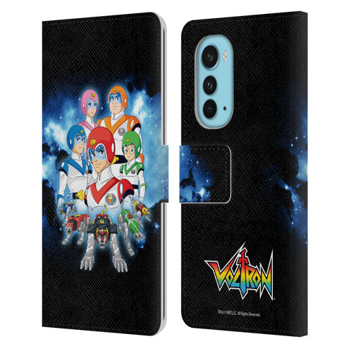 Voltron Character Art Group Leather Book Wallet Case Cover For Motorola Edge (2022)