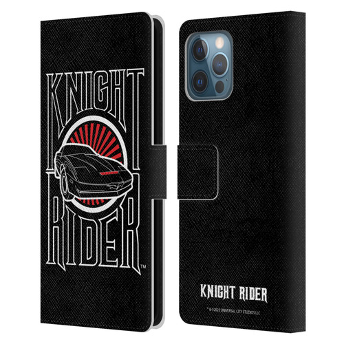 Knight Rider Core Graphics Logo Leather Book Wallet Case Cover For Apple iPhone 12 Pro Max