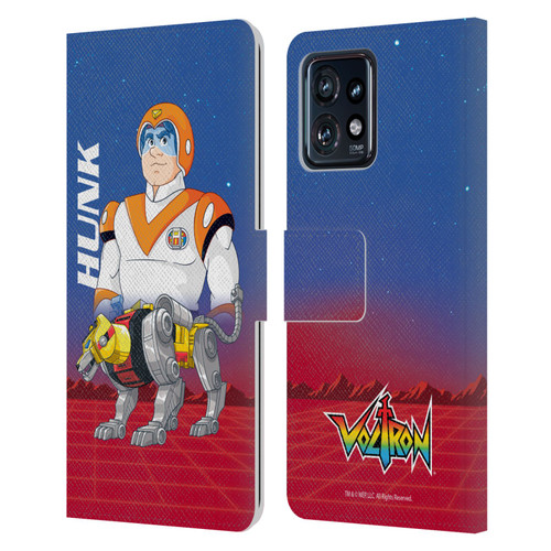 Voltron Character Art Hunk Leather Book Wallet Case Cover For Motorola Moto Edge 40 Pro