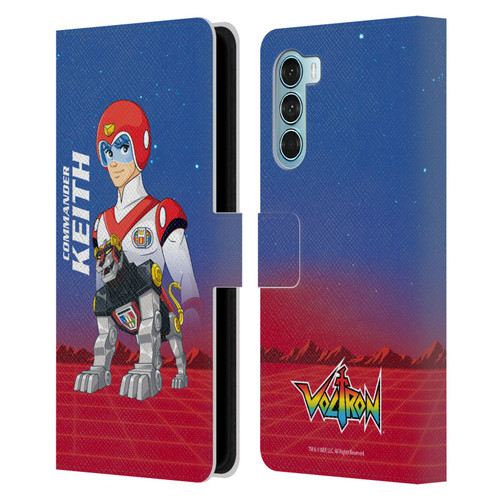 Voltron Character Art Commander Keith Leather Book Wallet Case Cover For Motorola Edge S30 / Moto G200 5G