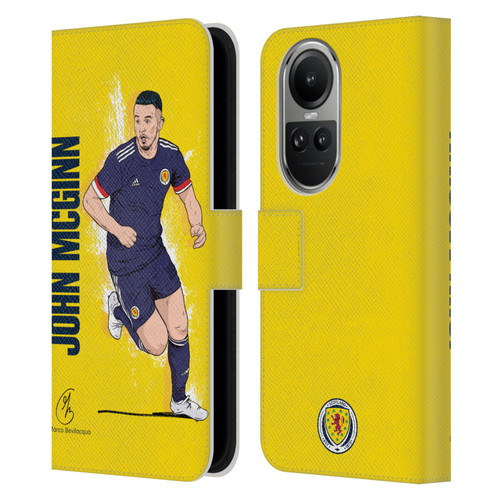 Scotland National Football Team Players John McGinn Leather Book Wallet Case Cover For OPPO Reno10 5G / Reno10 Pro 5G