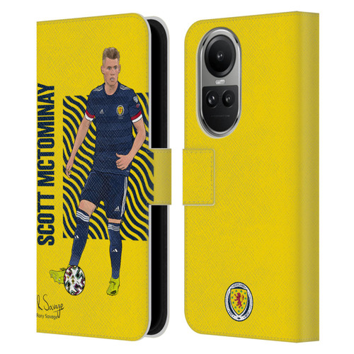 Scotland National Football Team Players Scott McTominay Leather Book Wallet Case Cover For OPPO Reno10 5G / Reno10 Pro 5G