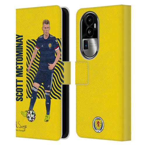 Scotland National Football Team Players Scott McTominay Leather Book Wallet Case Cover For OPPO Reno10 Pro+