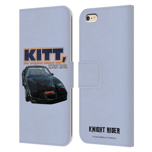 Knight Rider Core Graphics Kitt Smart Car Leather Book Wallet Case Cover For Apple iPhone 6 Plus / iPhone 6s Plus
