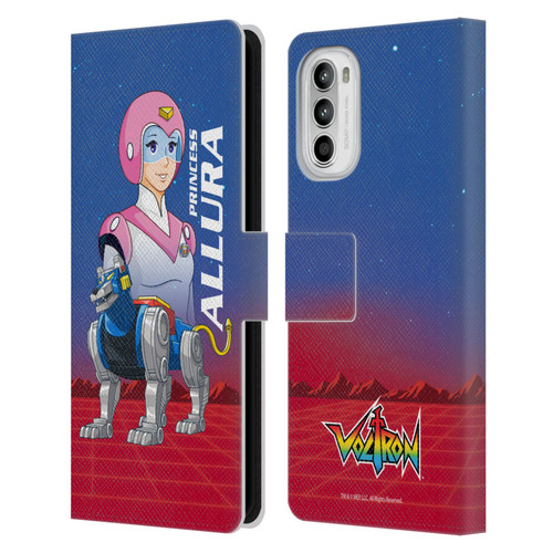 Voltron Character Art Princess Allura Leather Book Wallet Case Cover For Motorola Moto G52