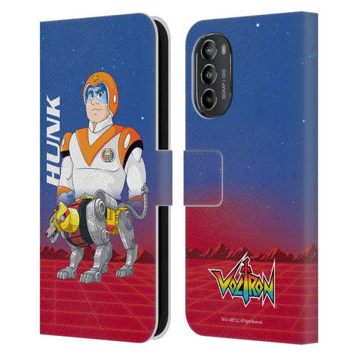Voltron Character Art Hunk Leather Book Wallet Case Cover For Motorola Moto G82 5G