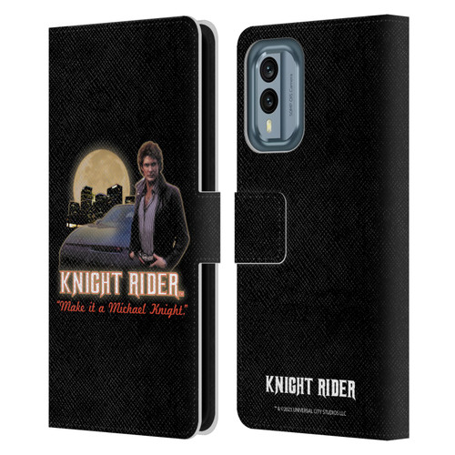 Knight Rider Core Graphics Poster Leather Book Wallet Case Cover For Nokia X30