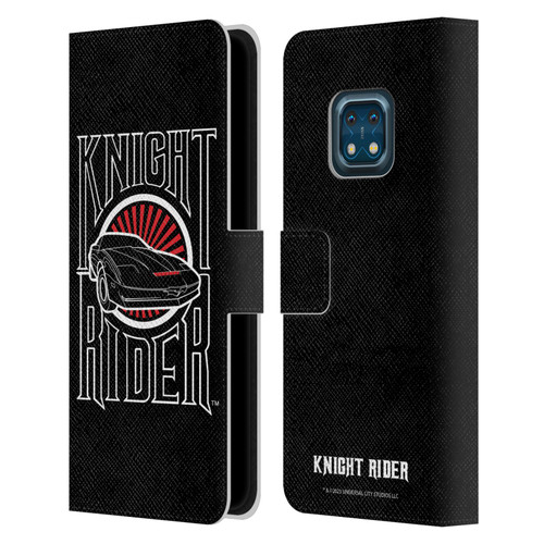 Knight Rider Core Graphics Logo Leather Book Wallet Case Cover For Nokia XR20