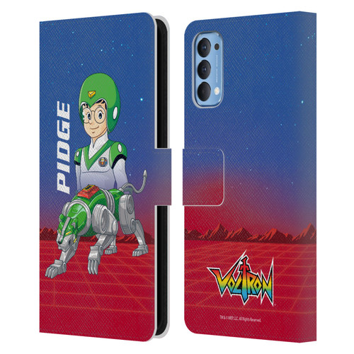 Voltron Character Art Pidge Leather Book Wallet Case Cover For OPPO Reno 4 5G