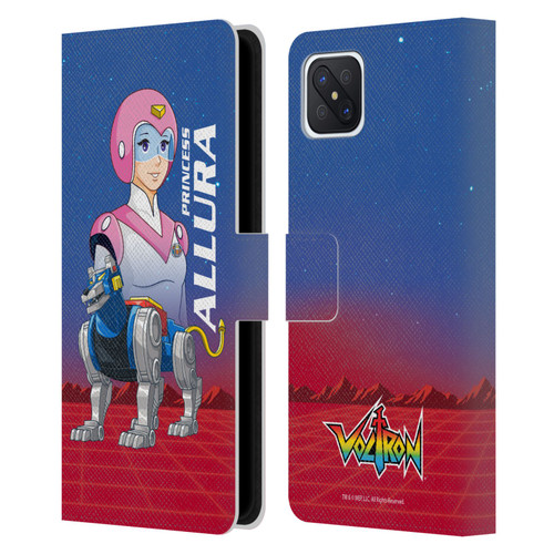 Voltron Character Art Princess Allura Leather Book Wallet Case Cover For OPPO Reno4 Z 5G