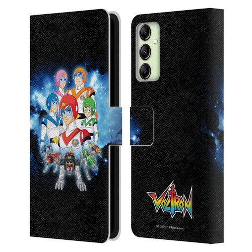 Voltron Character Art Group Leather Book Wallet Case Cover For Samsung Galaxy A14 5G