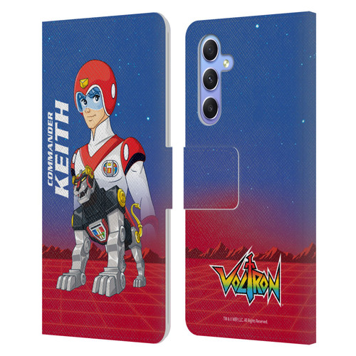 Voltron Character Art Commander Keith Leather Book Wallet Case Cover For Samsung Galaxy A34 5G