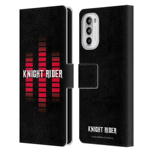 Knight Rider Core Graphics Control Panel Logo Leather Book Wallet Case Cover For Motorola Moto G52