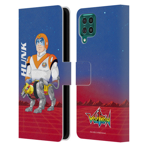 Voltron Character Art Hunk Leather Book Wallet Case Cover For Samsung Galaxy F62 (2021)