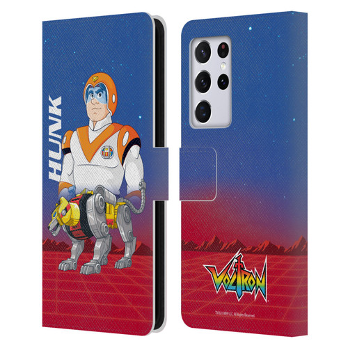 Voltron Character Art Hunk Leather Book Wallet Case Cover For Samsung Galaxy S21 Ultra 5G