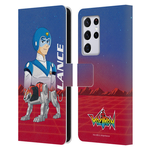 Voltron Character Art Lance Leather Book Wallet Case Cover For Samsung Galaxy S21 Ultra 5G