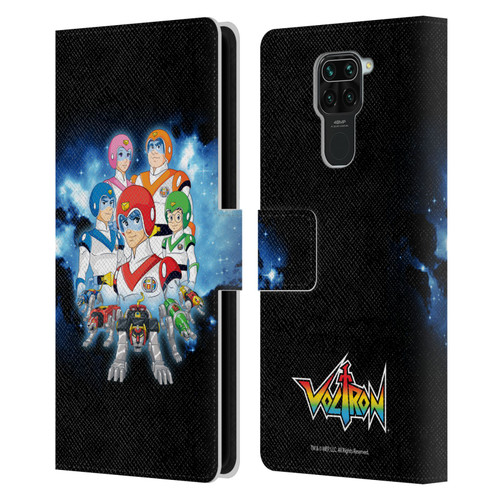 Voltron Character Art Group Leather Book Wallet Case Cover For Xiaomi Redmi Note 9 / Redmi 10X 4G