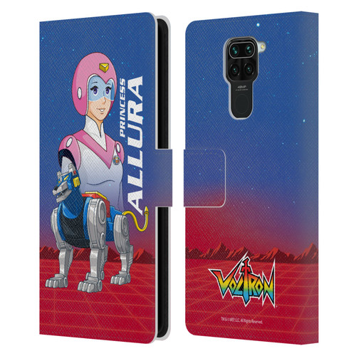 Voltron Character Art Princess Allura Leather Book Wallet Case Cover For Xiaomi Redmi Note 9 / Redmi 10X 4G