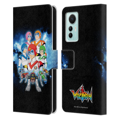 Voltron Character Art Group Leather Book Wallet Case Cover For Xiaomi 12 Lite